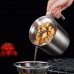 1.8 L 304 Stainless Steel Oil Filter Storage Pot Grease Keeper Oil Container for Bacon Fat, Kitchen Cooking or Frying Oil